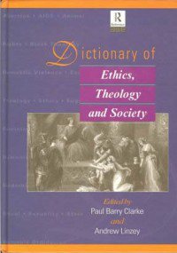 book cover - Dictionary of Ethics, Theology and Society